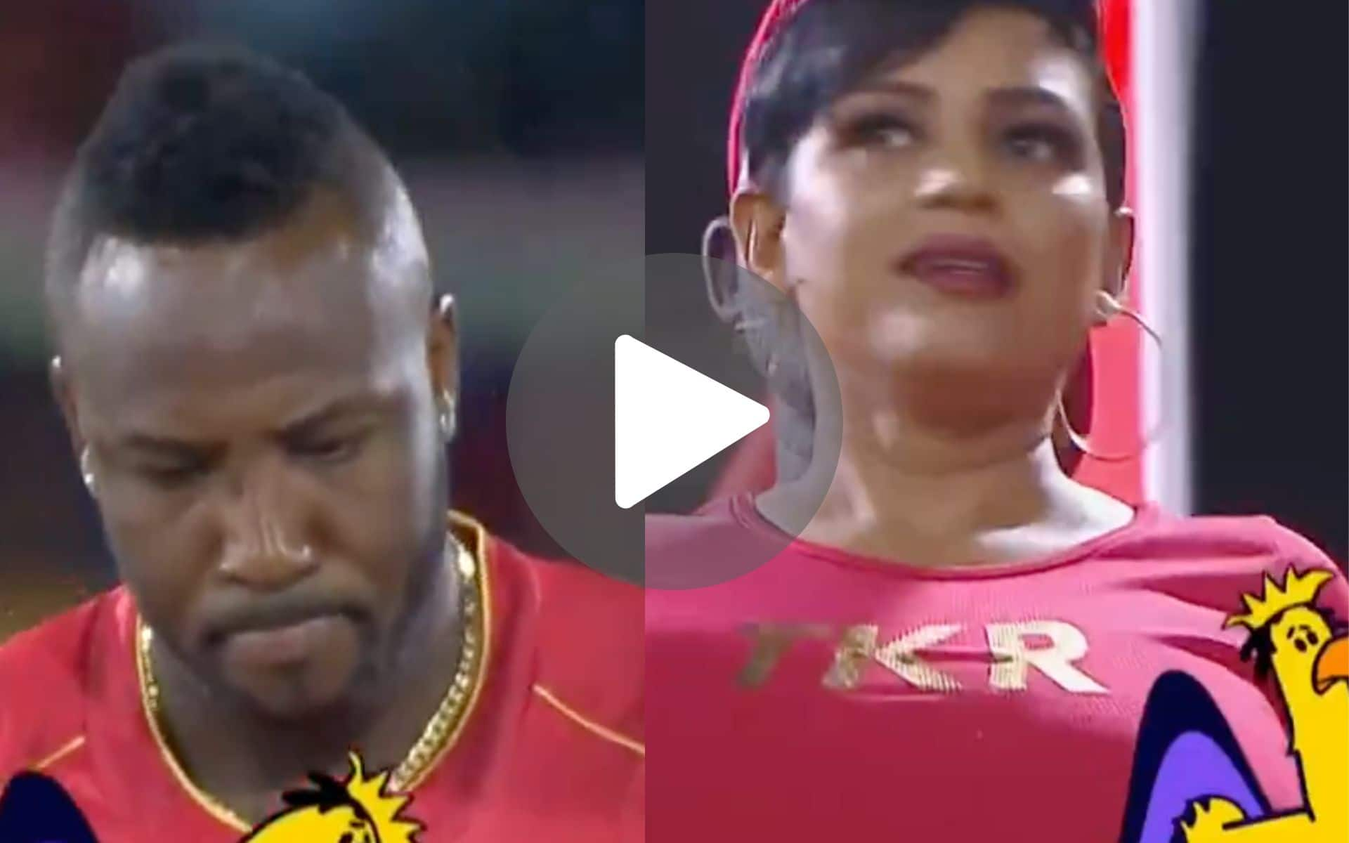 [Watch] Andre Russell's Golden Duck Breaks Female Fan's Heart During CPL 2024